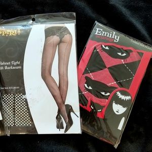 Halloween Tights Bundle - Emily Strange Goth Vtg